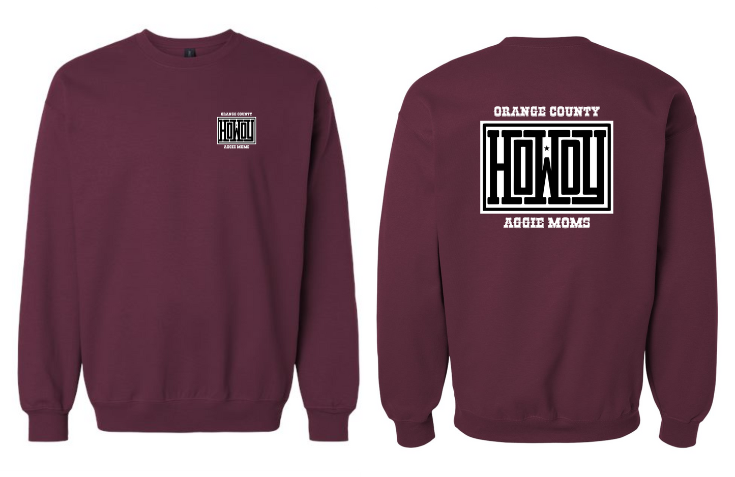 OC AGGIE MOMS SOFTSTYLE GILDAN SWEATSHIRT
