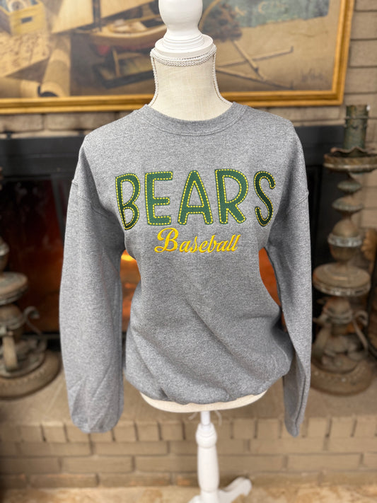 Bears Sports Stitched Embroidered Sweatshirt