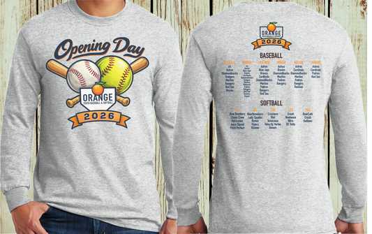 OYBS Opening Day Tee Gildan Ash LS